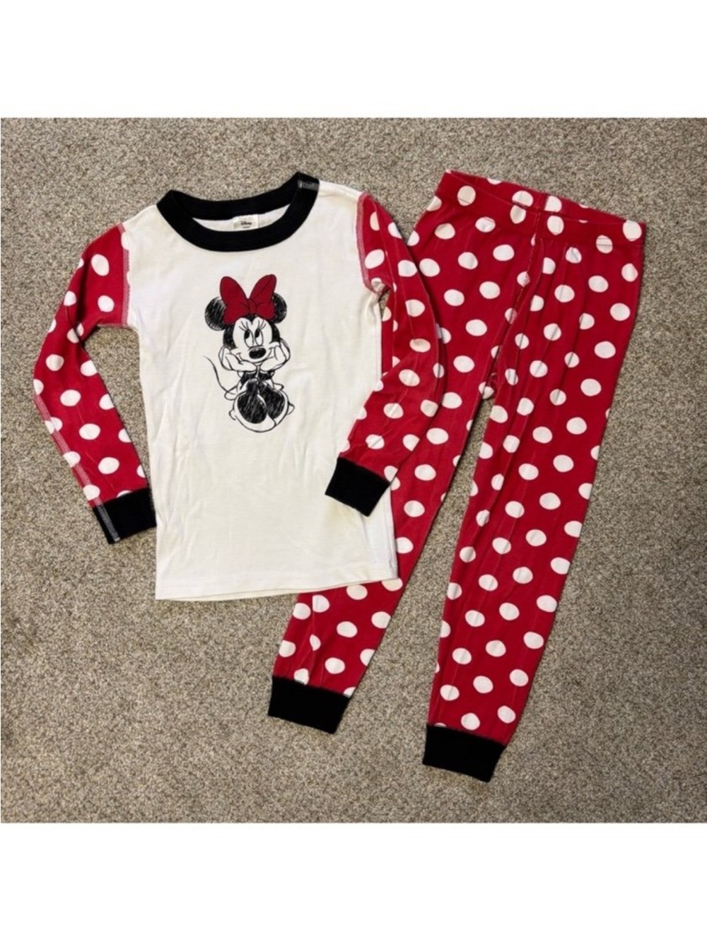 Disney Hanna Andersson Minnie Mouse pjs size 5 110